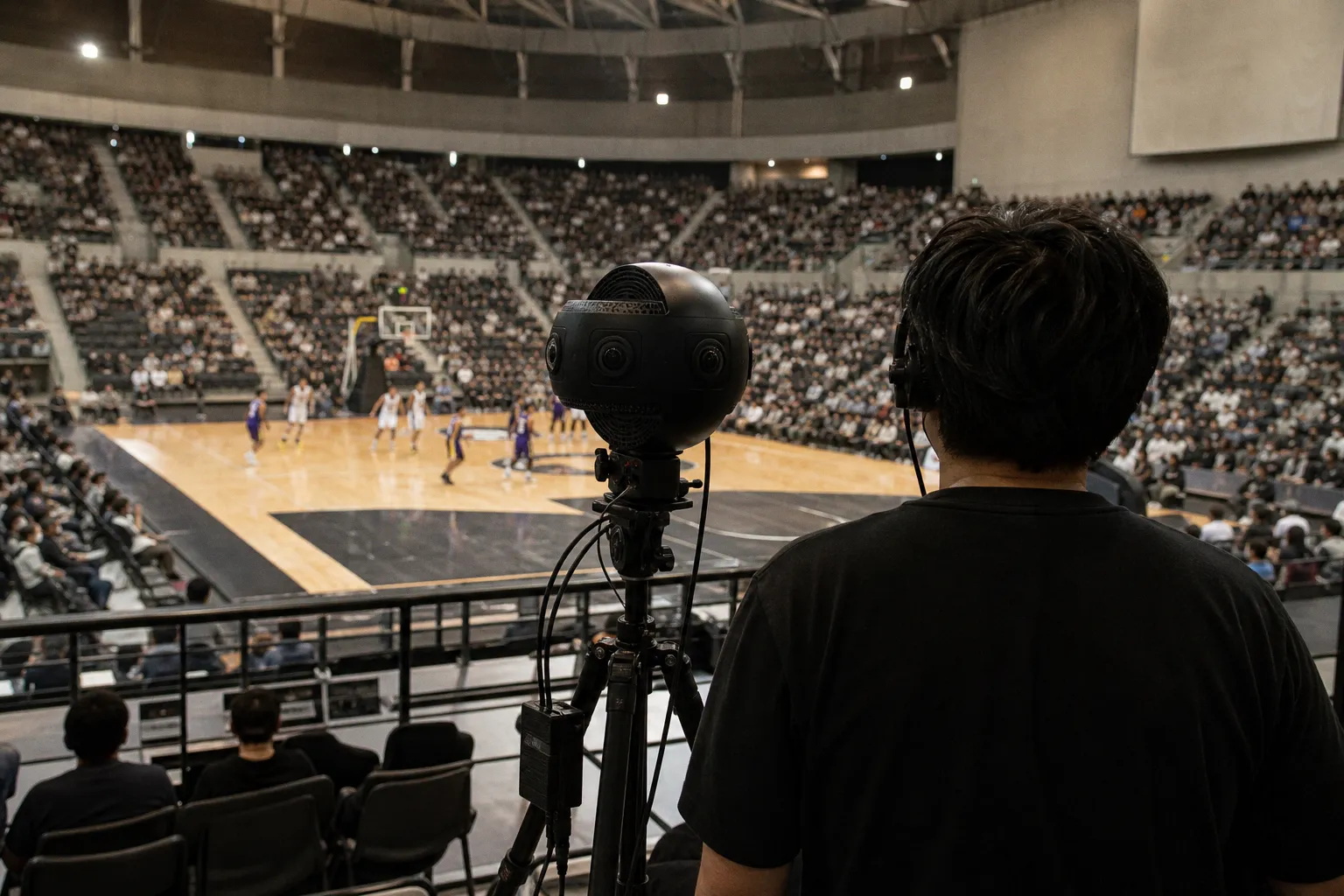 Filmmakers Use Immersive Cameras to Bring Basketball to Life for Fans at Home