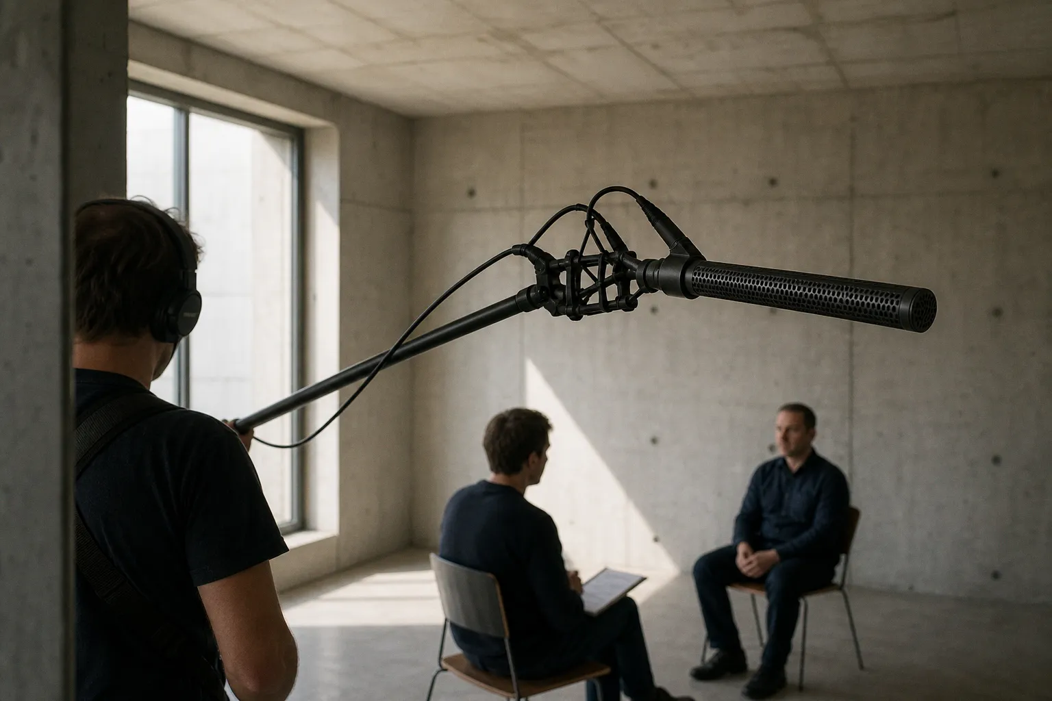 Why your shotgun microphone with boom pole sounds hollow